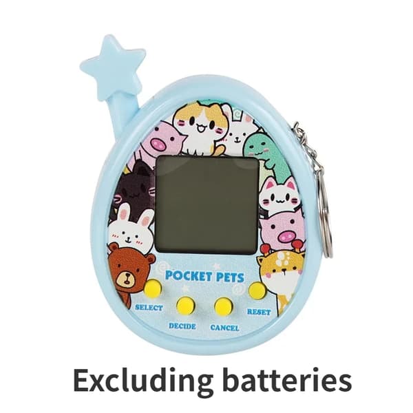 90s Nostalgia Tamagotchi Electronic Pets - Interaktiv högtalarleksak för barn och hobbyer XINGX Blue