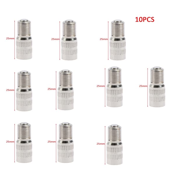 Elscooter Luftventil Förlängningsadapter för Xiaomi M365/1S/Pro/Pro2/Mi3 Max G30 Däck 25MM 10pcs