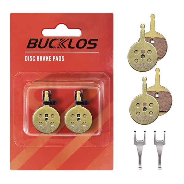 BUCKLOS Copper Road MTB Hydrauliska Skivbromsbelägg för Avid BB5 Cykeldelar Hållbara 6PC COPPER-BASED PAD