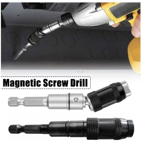 Magnetic Screwdriver Bit Quick Change Lock Rotating Screw Bit