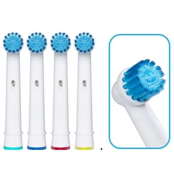 4 Tandbørstehoveder kompatible - EB17S