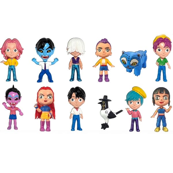 Anime Kpop Demon Hunter Figurmodellleksak - Spelbordsdekor och samlarpresent för barn 18pcs 021 B