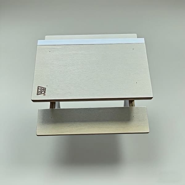 Mini fingerskateboardrampe til tricks, træspisebordsrampe, gelænder, bærbart tech-dæk tilbehør til begyndere og professionelle Table ramp
