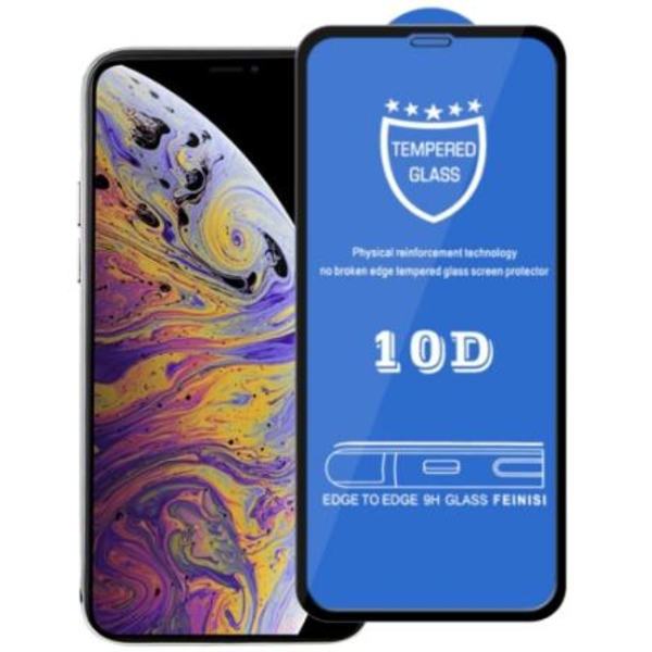 iPhone X, XS, XR,11, 11 Pro,Pro Max 10D Härdat Glas Heltäckande Till iPhone X och XS