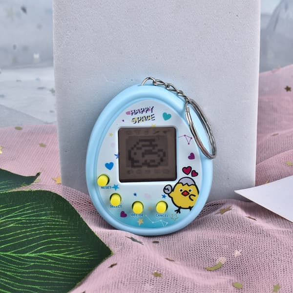 Nostalgiske virtuelle Tamagotchi-kæledyr - elektroniske cyberdyr-legetøj til børn Blue-2
