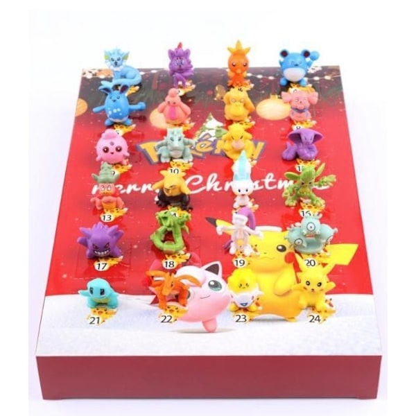 Pokemon Christmas side box kalenteri kid parhaat joululahjat 24