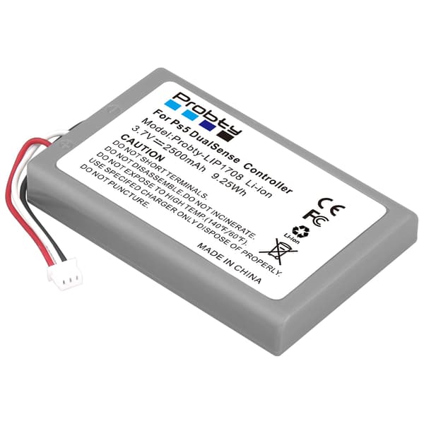 LIP1708 batteri 2500mAh til Sony PS5-controller, genopladeligt indbygget lithium til DualSense-spilcontroller-batteri 4 Pcs Battery