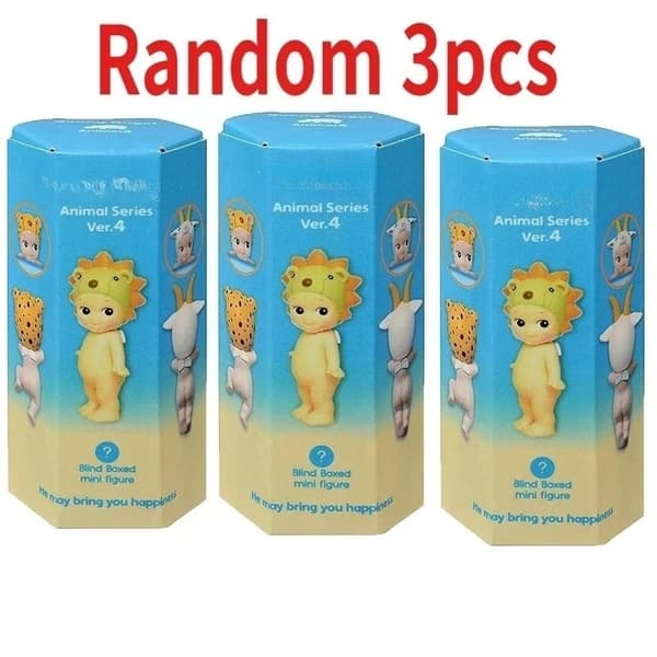 Angel Dreaming Mini Anime Figurer - Blind æske ornamenter til børns gaver og samleobjekter Random 12pcs