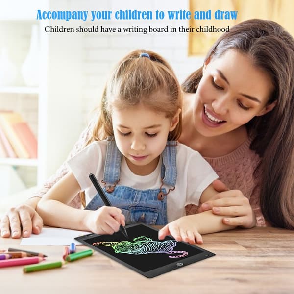 6,5" LCD-skrivplatta - Pedagogisk ritbräda för barn, Magic Blackboard-leksakspresent 6.5 inch Black