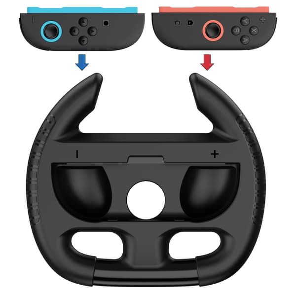 BEBONCOOL 2PCS M400 UUSI Racing-ohjauspyörä Switch 2 -ohjaimen lisävarusteille Kahvat Switch 2 -pelilisävarusteille