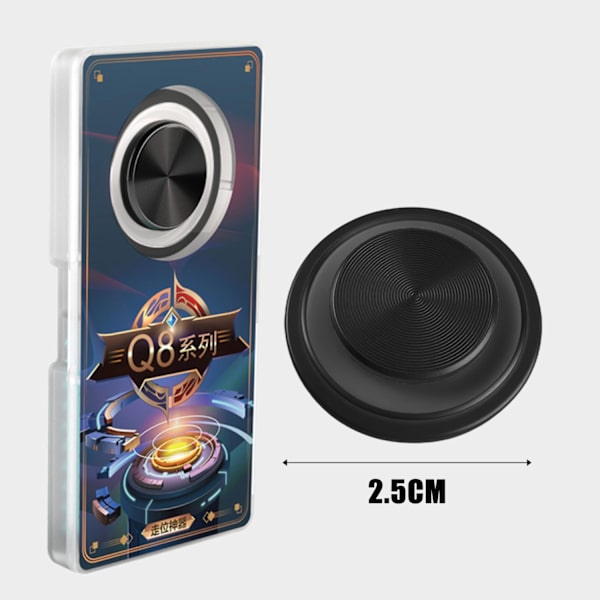 Smartphone-kontroll Joystick Spelkontroll Pekskärm Joypad för iPad iPhone Android Surfplatta Smidig Spelkontroll Blue Bundle 1PCS