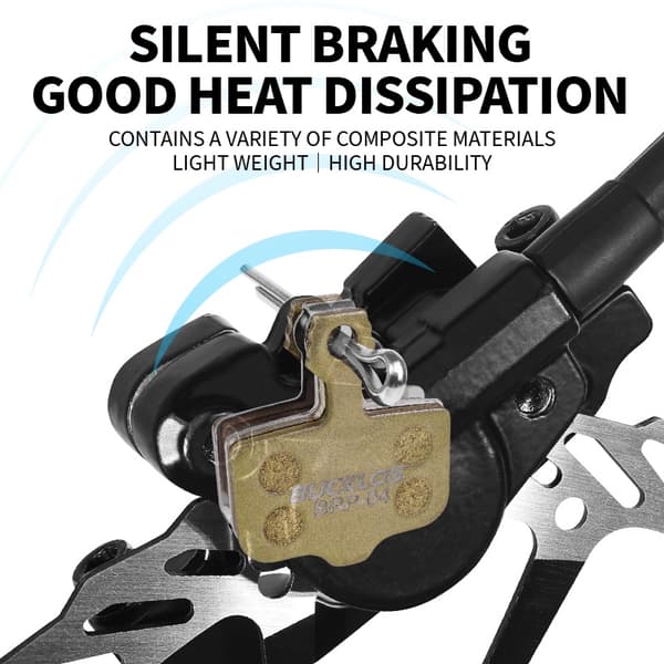 BUCKLOS Levyjarrupalat SRAM Avid MTB Maantiepyörään Hydraulinen Kestävät Kulutusta Kestävät Jarrupalat Copper-base 2Pair