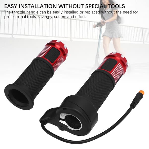 Elscooter Aluminiumlegering ABS Vridgasgreppsstyre för SmartGyro red