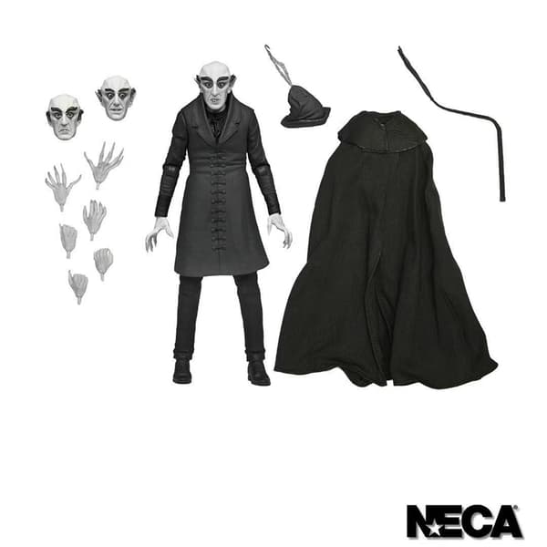 NECA Ultimate Count Orlok Nosferatu Black & White Horror Action Figure - Perfekt present! with box