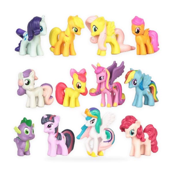 12 Pack My Little Pony Figurer