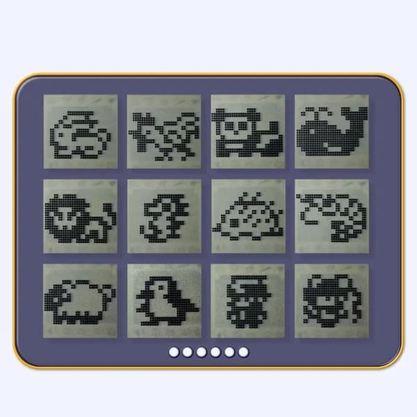 Virtual Tamagotchi Electronic Pets - Digitala djurleksaker för barn på ryska, tyska, spanska, polska Pink