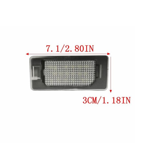 Til Skoda Rapid Yeti Octavia 3 Superb B6 Fabia 2 stk. LED nummerpladelys til VW Golf 6 7 MK6 MK7 Passat B6 2pcs