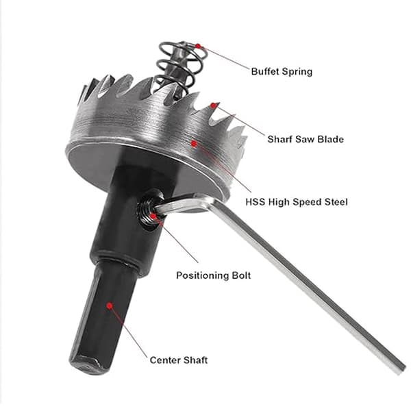 HSS Hulsav 16-100 mm Kobolt Hurtigstål M35 Rustfrit Stål Værktøjssæt til Metal Rustfrit Stål 32 mm