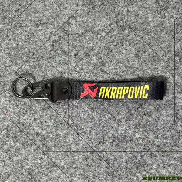 Akrapovic-avaimenperän moottoripyörän tarra-emblem-logo Style1