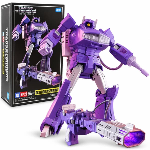 G1 Masterpiece MP-29 Shockwave Action Figur - samlarbar robotleksakspresent Shockwave