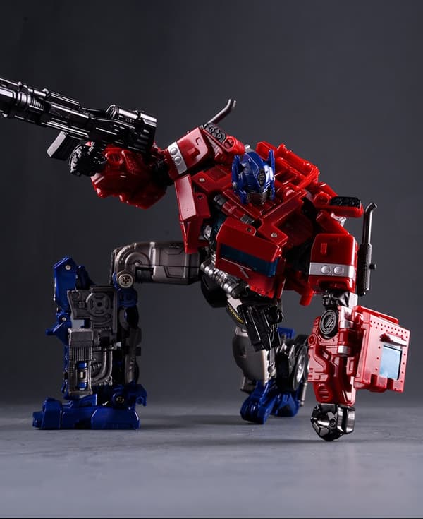 Transformering Robot Car Alloy Commander Optimus Prime Action Figur - Børnefødselsdagsgave YS04B
