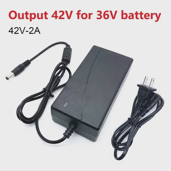 42V 2A Scooter Batteriladdare för 36V Elcykel M365 Hoverboard US Plug