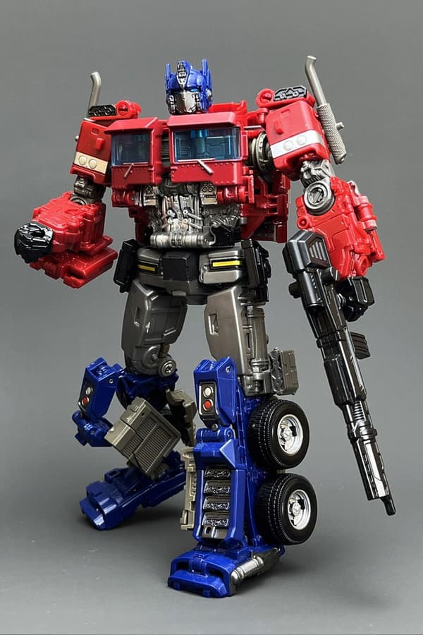 YS04A Optimus Prime Robot Car Action Figur - Legerad plasttransformationsleksak för barns födelsedagspresent 8801