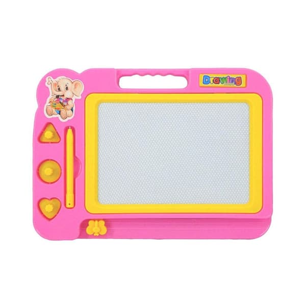 Magnetisk ritbräda för barn - färgglad konstdyna, pedagogiskt graffitiverktyg, perfekt present Red 1PCS