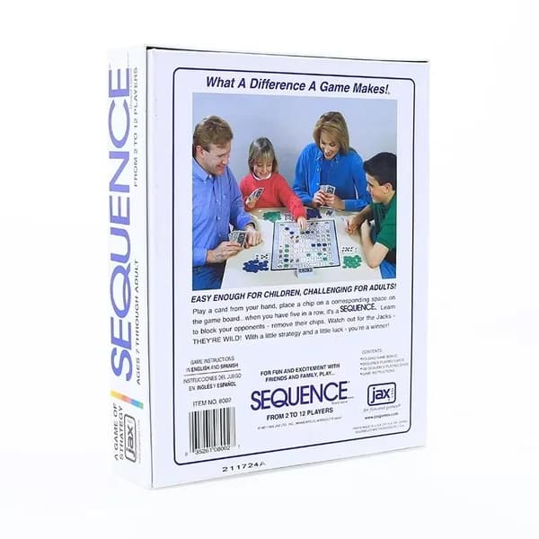 Engelske Sequence Games, Fancy Backgammon, Sequence Maze, Brætspil 0153D