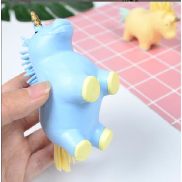 Unicorn Orbeez Anti-stress bold bold fidget legetøj legetøj Pop it Yellow Gul
