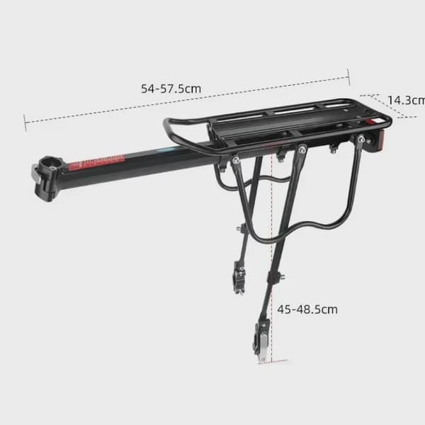 Cykelbagagebærerbeslag til 20-29 tommer mountainbikes og 4,0 tommer fatbikes Quick Mount-A