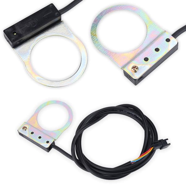 PAS-system Hastighedssensor Elektrisk pedal 12 magneter Elcykelassistentsensor black