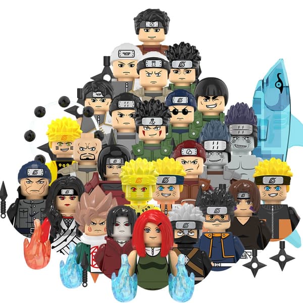 Heta Anime IP Samlarfigurer DBZ Action Figur Modell Presenter Samlarfigurer för barn NARUTO 06
