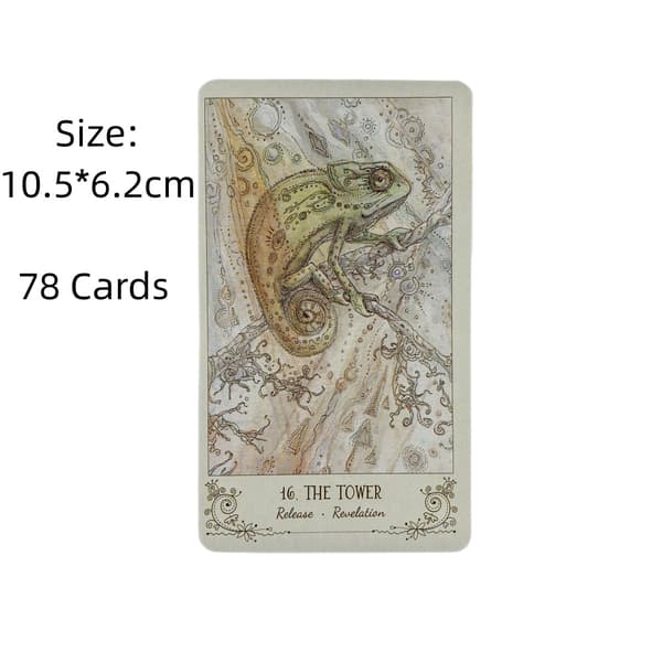 Spiritsong Tarot Cards Divination Deck Engelske versioner Edition Oracle Board Spille bordspil til fest TT11
