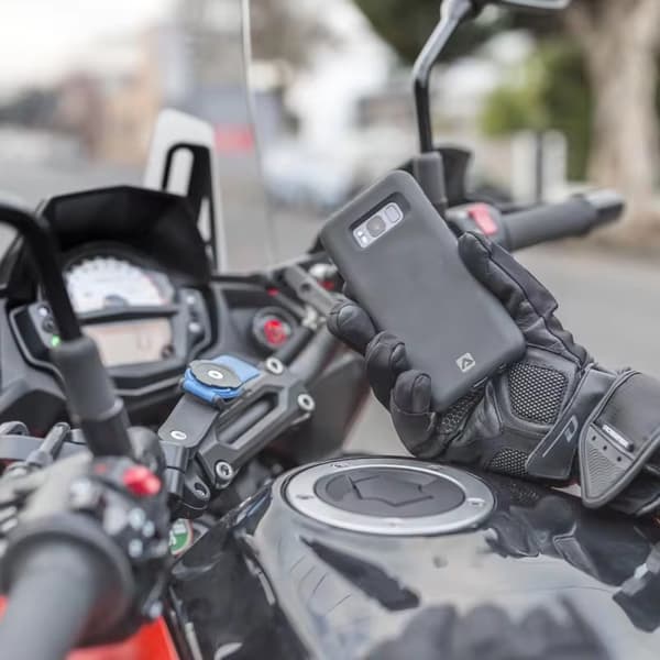 Telefonholder Anti-shake motorcykel cykel støddæmper vibrationsdæmper styrmontering 1PC Blue Patch