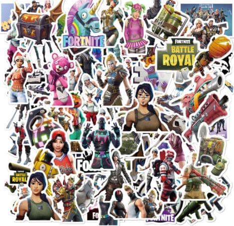 Fortnite stickers 104pcs