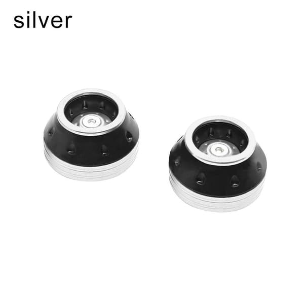 Elscooter Aluminiumlegering Stötdämpande Kraschskydd Slider Pads silver