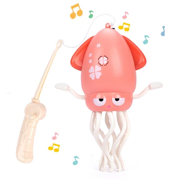 LED Dancing Octopus Legetøj til børn - Elektrisk Crawling Music Vehicle Gift til fødselsdage green