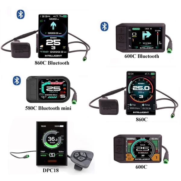 BAFANG CAN-Protocol Elcykel Display 860C 600C 530S DPC18 P860C Bluetooth Midtermotorsæt CAN 600C Common