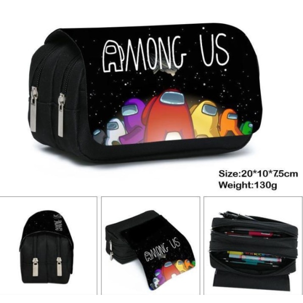 Among Us Pennfodral Pencil Case Stationery Bag Large Capacity Modell 6