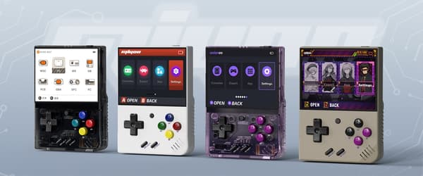 MIYOO Mini Plus Bärbar Retro Handhållen Spelkonsol 3,5-tums IPS HD-skärm Barnpresent Linux System purple T 64G