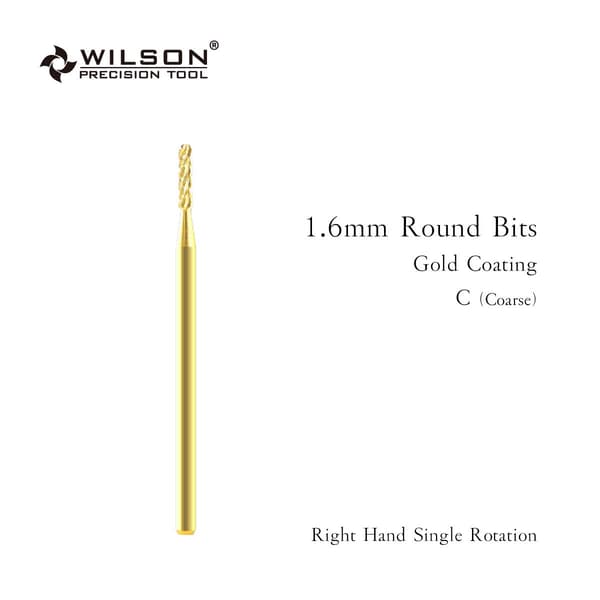WILSON Runde Bits Negleborehoveder til Gelfjerning - Manicureværktøj 2pcs C 1340079