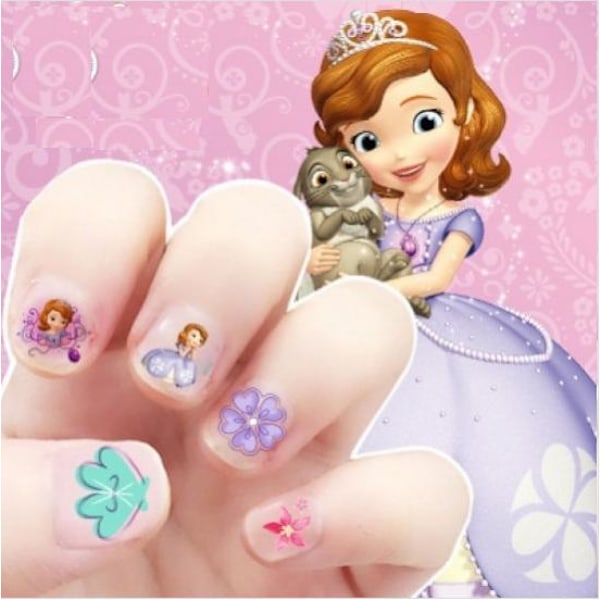 Disney  Sofia den första Nagel Stickers 170st Nagelklistermärken