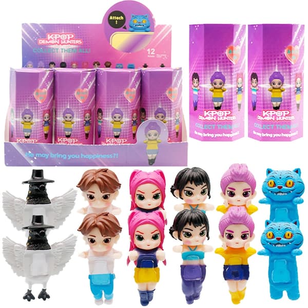 Kpop Demon Hunters Saja Blind Box Figur - Anime samleobjekt til børn, cosplay og julegaver Random 2pcs