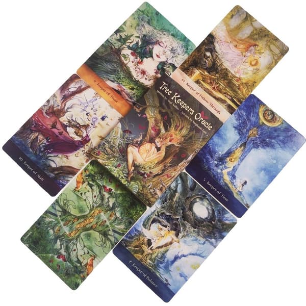 10,4*7,3 cm Tree Keepers Oracle 44 stk kort Oracle Deck Party Game