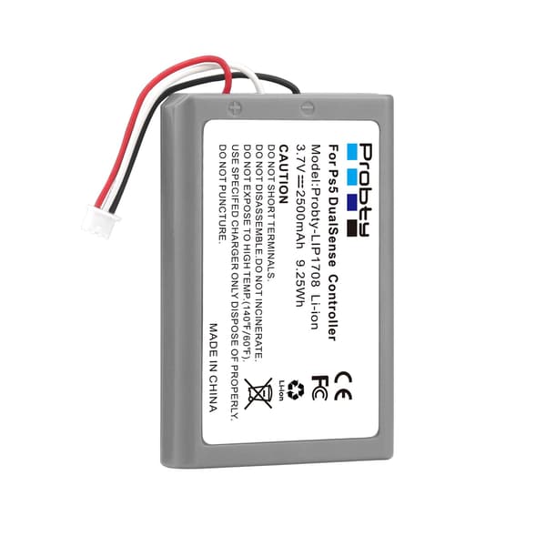LIP1708 batteri 2500mAh til Sony PS5-controller, genopladeligt indbygget lithium til DualSense-spilcontroller-batteri 1 Pc Battery