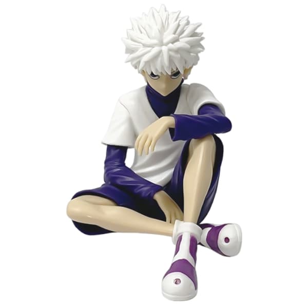 Hunter x Hunter Killua Zoldyck Action Figur - PVC Nuddelprop Statue til bilpynt with box 2pcs