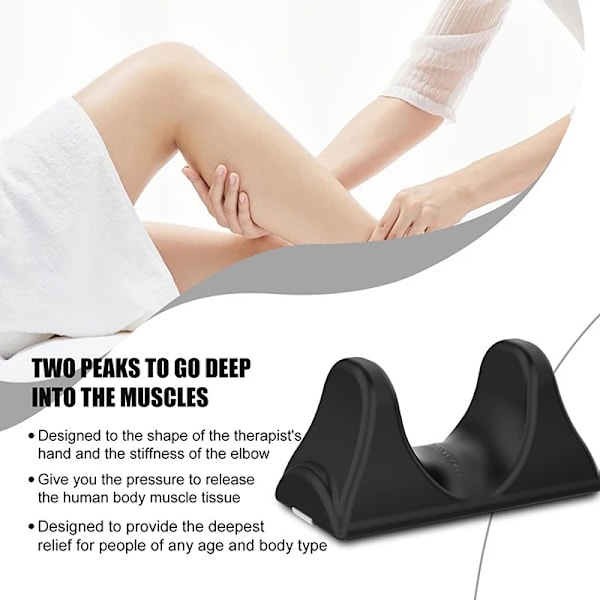 Psoas Muscle Massager Psoas Muscle Release og Deep Tissue Massage Tool til Hamstring Lår Ryglæg 2 PCS