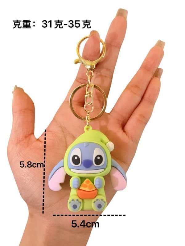 Ny Disney Stitch blind box Eat Some Thing Before SleepTrendy legetøjsfigur mode gavepose vedhæng dekoration nøglering A-NO BOX