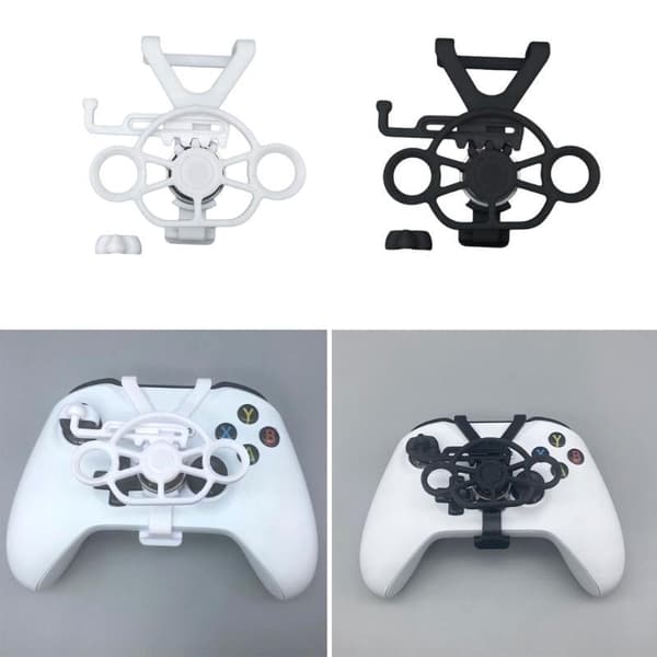 Rat til racerspil til gamepad, gaminghjul, spilcontroller, mini-rat, gamepad-tilbehør Black